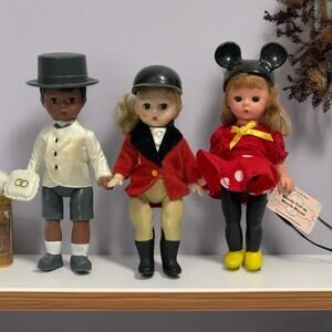 McDonald's Madame Alexander Wendy as Minnie Mouse Jockey & ringbearer boy doll